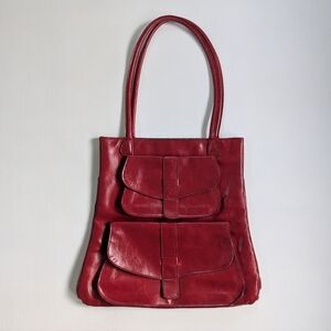 Vintage Sabina New York Leather Shoulder Bag Boho Style Purse